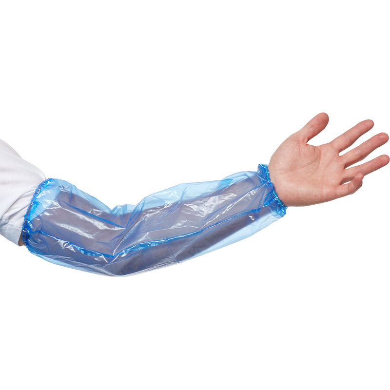 Изображение товара Многоразовый нарукавник Haccper Evatex EVA синий 22x46 см для пищевой промышленности