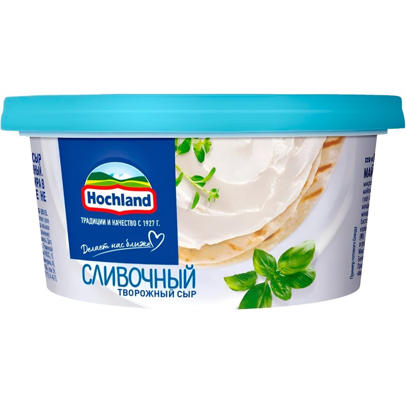 Изображение товара Сыр творожный Hochland сливочный 60% 140 г