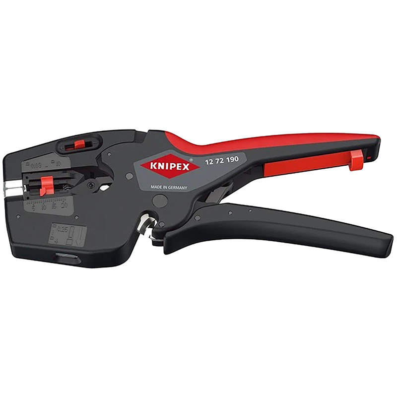 Изображение товара Автоматический стриппер Knipex NexStrip 3-в-1 AWG 32-8 для опрессовки и зачистки проводов