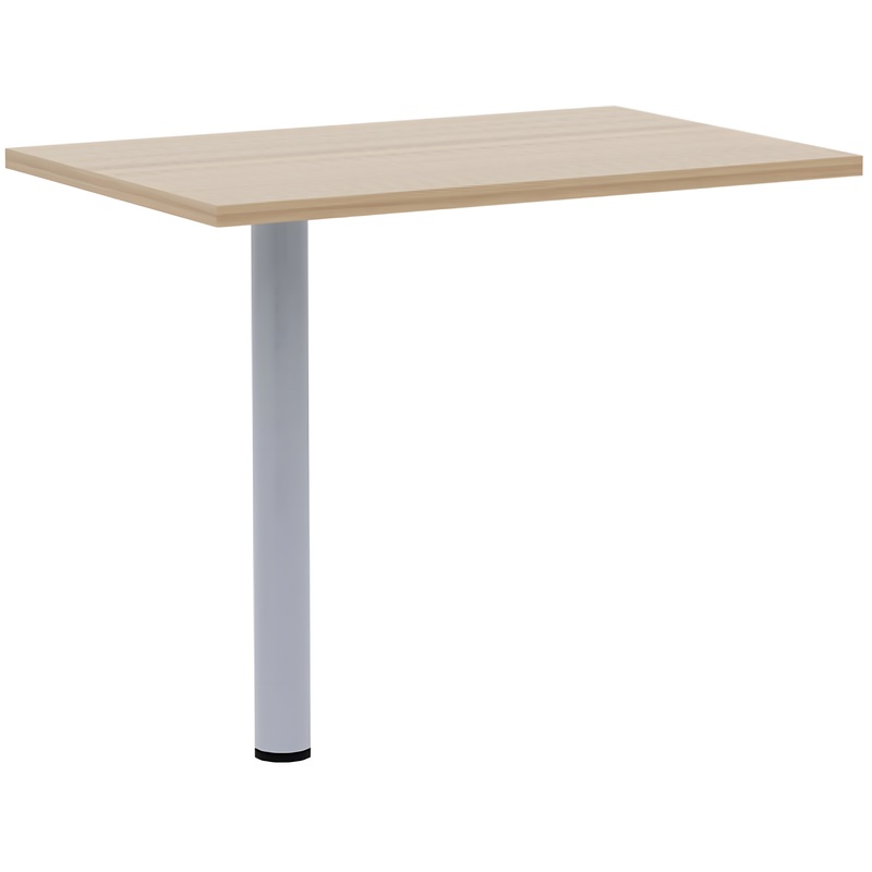 Изображение товара Приставка с опорой Unica для офисных столов бук 900x590x735 мм