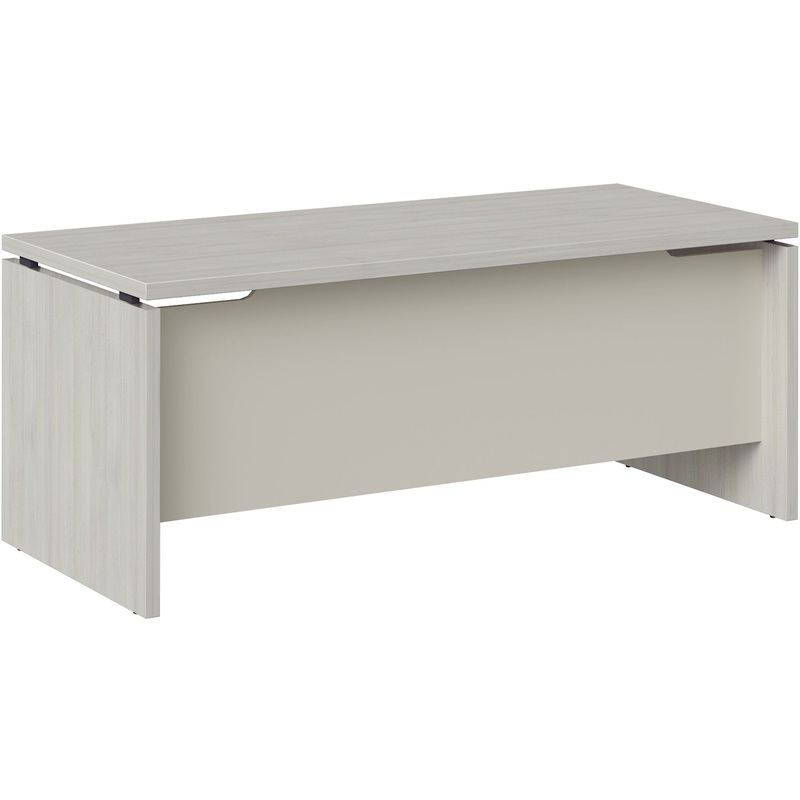 Изображение товара Стол руководителя письменный дуб светлый шамони бежевый