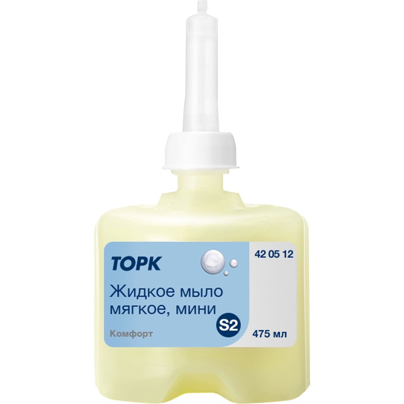 Изображение товара Картридж с жидким мылом Tork S2 475 мл для диспенсеров, с цветочным ароматом