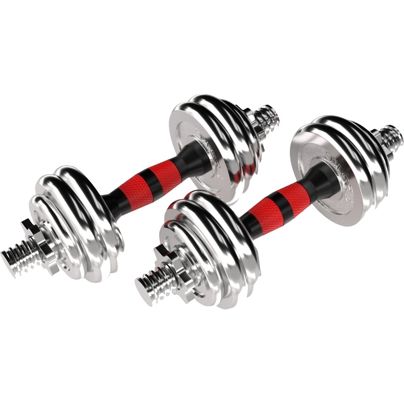 Изображение товара Набор гантелей Unix Line в кейсе 15 кг для домашних тренировок и зала