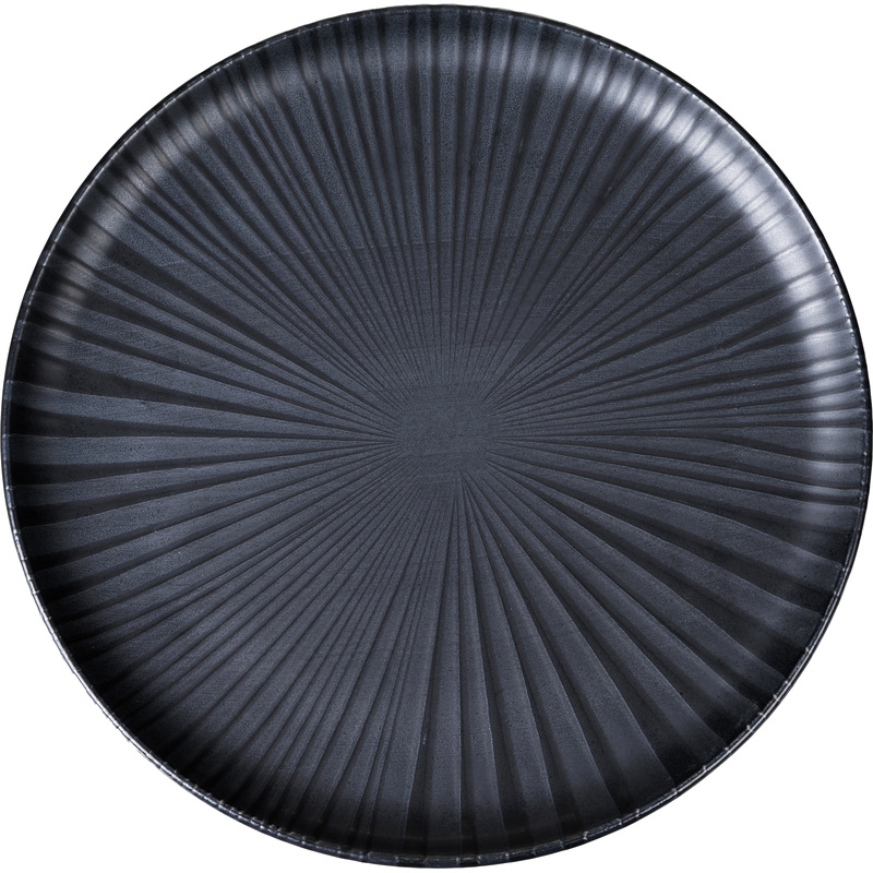 Изображение товара Тарелка обеденная Oxford FLAT Shape ONIX 26 см керамика черная