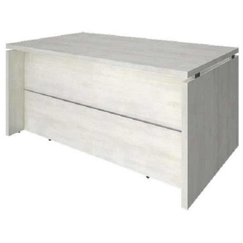 Изображение товара Уценка. Стол руководителя письменный Yalta (снежная патина, 1400х900х750 мм). уц_меб