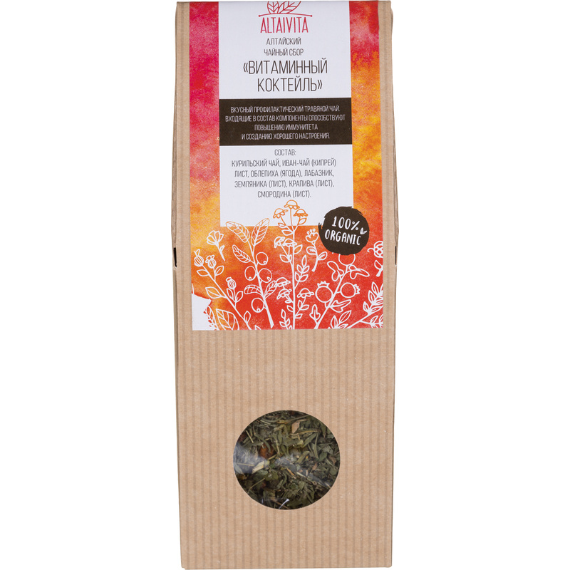 Изображение товара Чай листовой травяной Altavita Витаминный коктейль 45 г