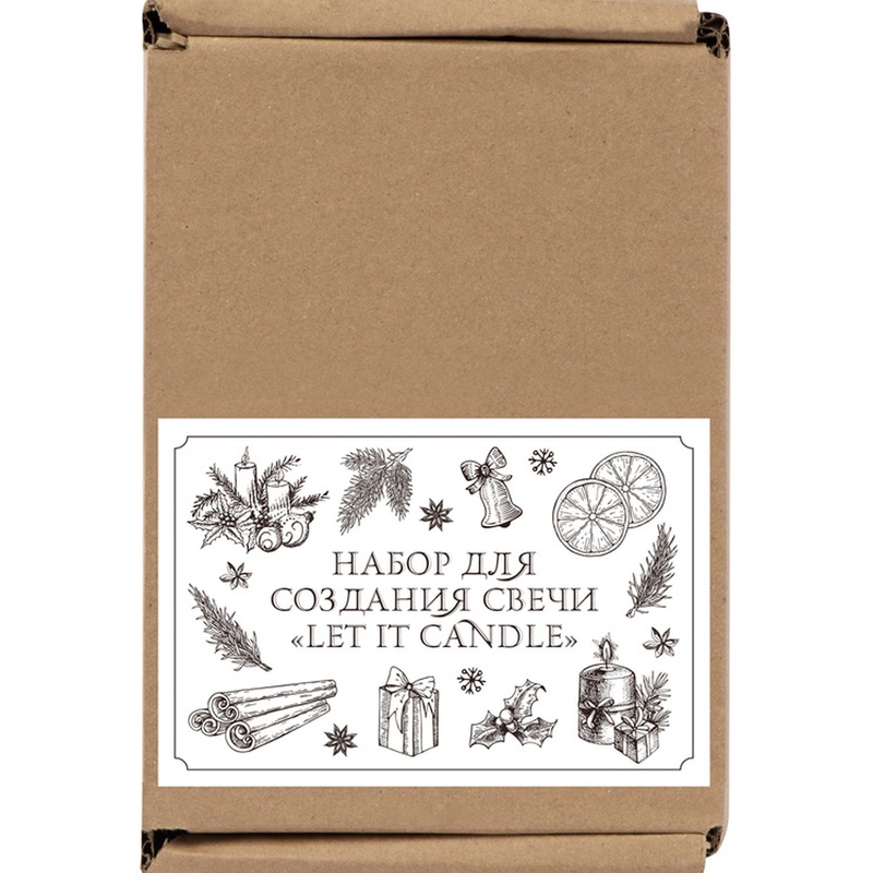 Изображение товара Набор для изготовления свечи KIANA Let it Candle (ваниль) 9.2x7 см