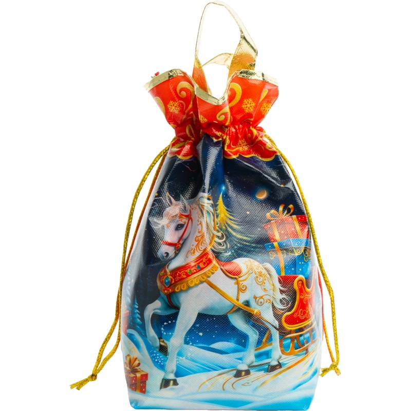 Изображение товара Новогодний сладкий подарок РОКО Сани 1000 г с конфетами и карамелями