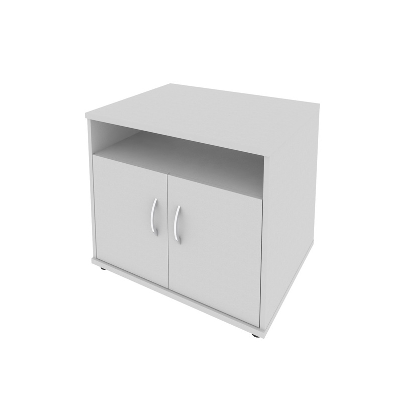 Изображение товара Тумба под оргтехнику Riva серый 770х600х685 мм