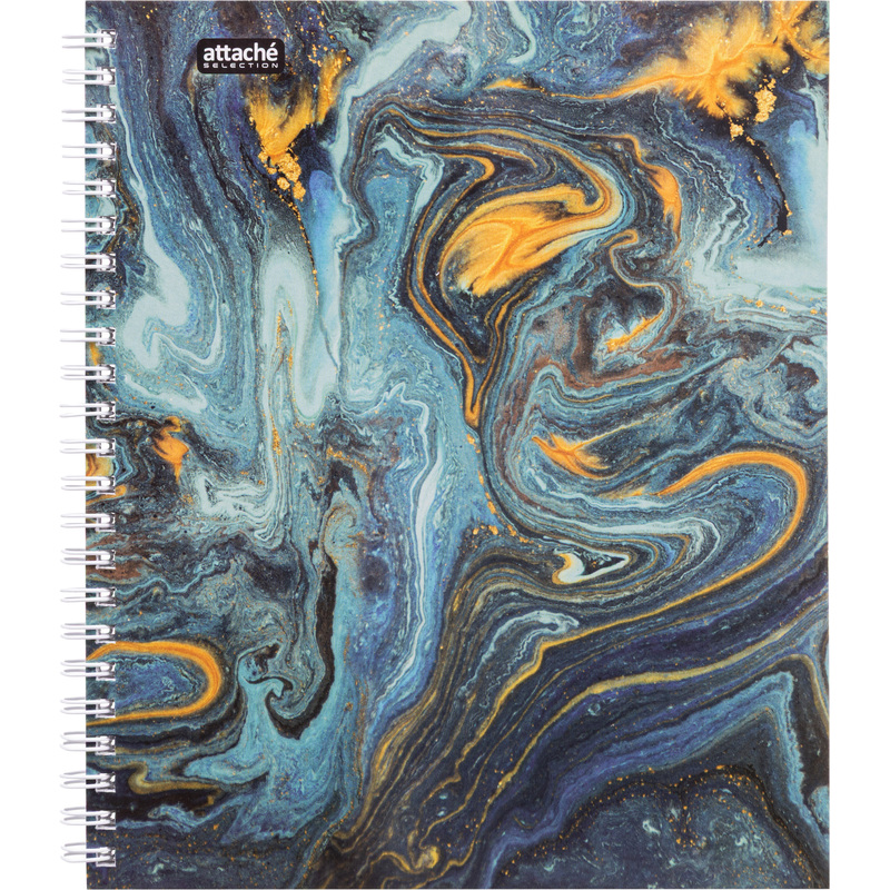 Изображение товара Бизнес-тетрадь Attache Selection Fluid А5 96 листов бирюзовая в клетку