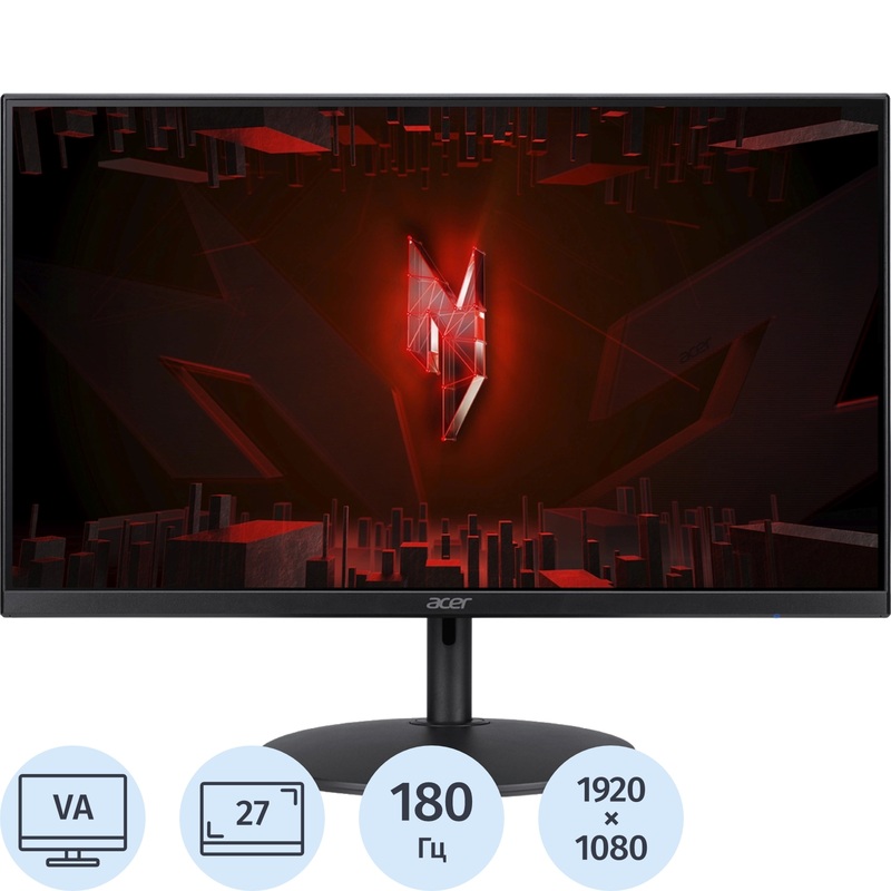 Изображение товара Монитор 27'' Acer Nitro XF270S3biphx чёрный с частотой 180 Гц и HDR