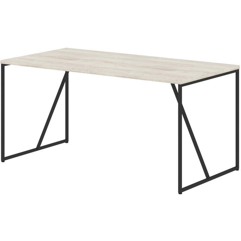 Изображение товара Стол руководителя письменный Loftis LST 1580 (сосна эдмонт/черный, 1560х800х750 мм)