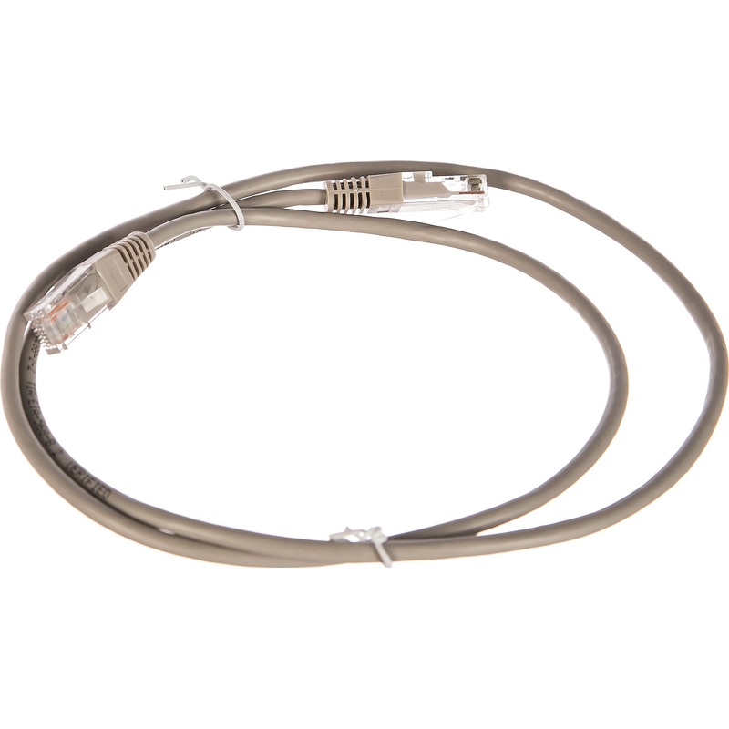 Изображение товара Патч-корд витая пара TWT TWT-45-45-1.0-GY cat 5e 1 м для сети Ethernet