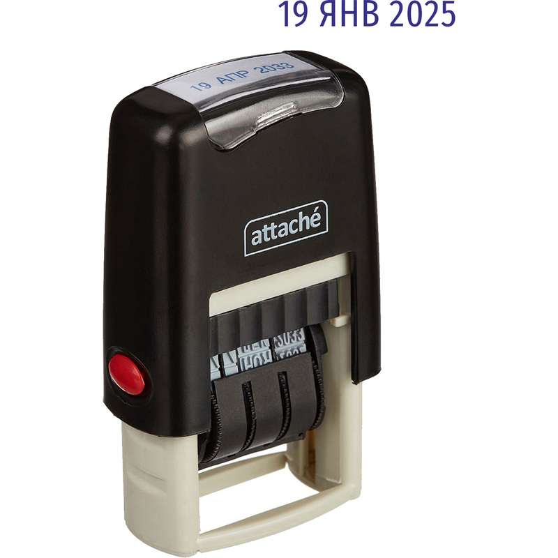 Изображение товара Датер автоматический пластиковый Attache 7810 (шрифт 3 мм, месяц обозначается буквами, оттиск 3x20 мм)