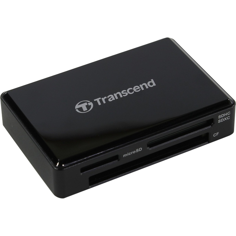 Изображение товара Уценка. Картридер Transcend Multi-Card Reader (TS-RDF8K2) Изображение товара Уценка. Картридер Transcend Multi-Card Reader (TS-RDF8K2)