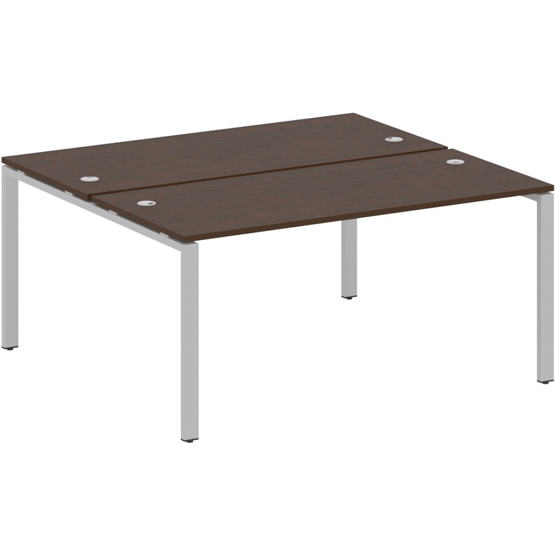 Изображение товара Рабочая станция Metal System Style БП.РАС-СП-2.4 венге цаво серый 1600x1475x750 мм