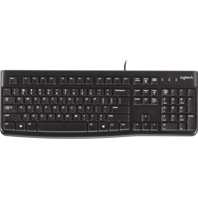 Изображение товара Проводная клавиатура Logitech K120 920-002583 USB мембранная черная