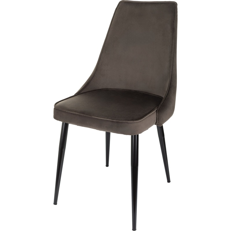 Изображение товара Стул обеденный Бюрократ CH-K4 коричневый (ткань, металл)