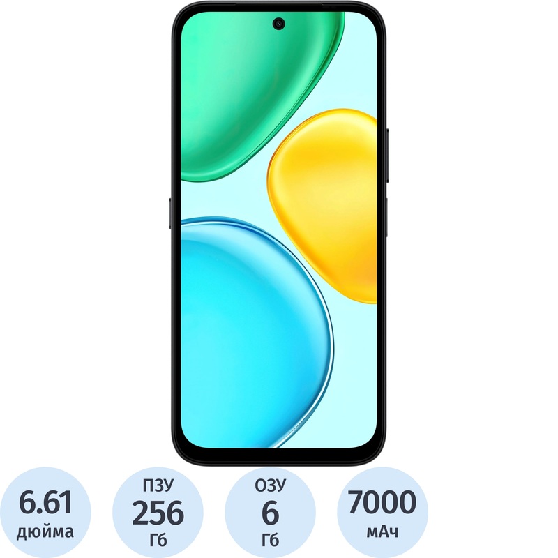 Изображение товара Смартфон Honor X7e 6+256 ГБ чёрный (5109CHYV)