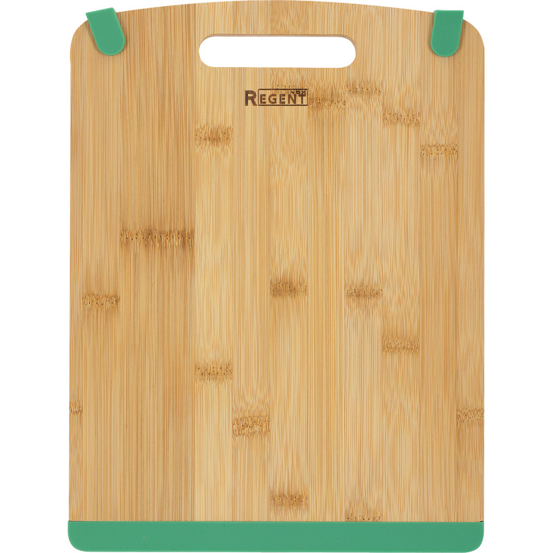 Изображение товара Доска разделочная Regent inox Bamboo бамбук/силикон 33х25х1.5 см