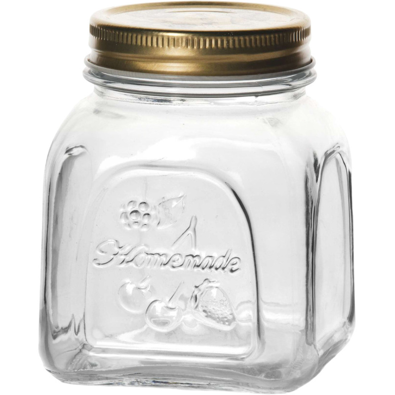 Изображение товара Банка стеклянная с металлической крышкой 500 мл Pasabahce Хоммейд