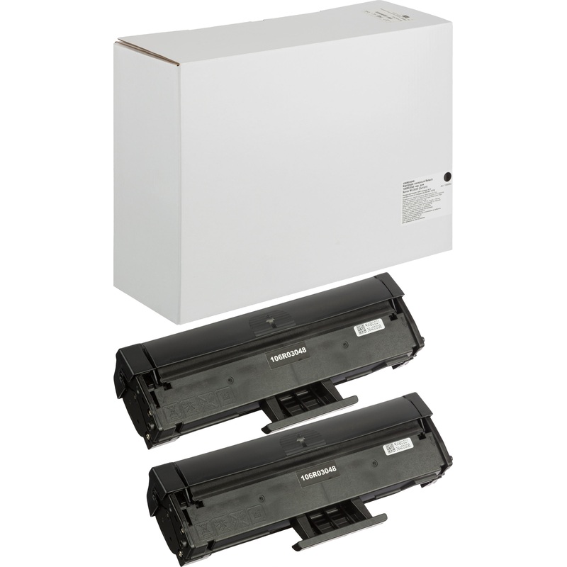 Изображение товара Уценка. Картридж лазерный Retech 106R03048 для Xerox чёрный совместимый (двойная упаковка) Изображение товара Уценка. Картридж лазерный Retech 106R03048 для Xerox чёрный совместимый (двойная упаковка)