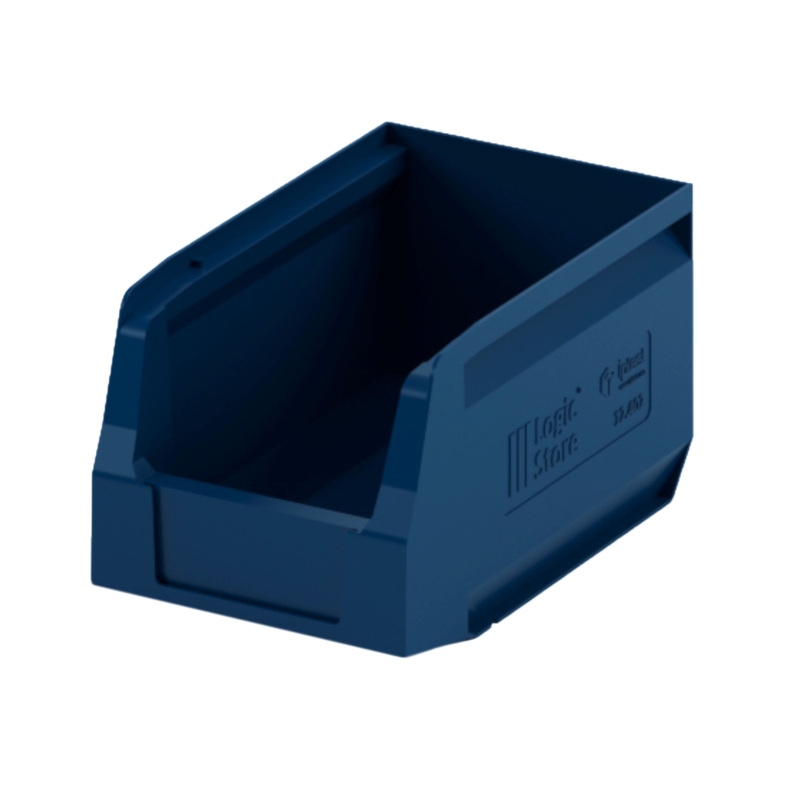 Изображение товара Ящик (лоток) универсальный полипропиленовый I Plast Logic Store 250x150x130 мм синий ударопрочный морозостойкий