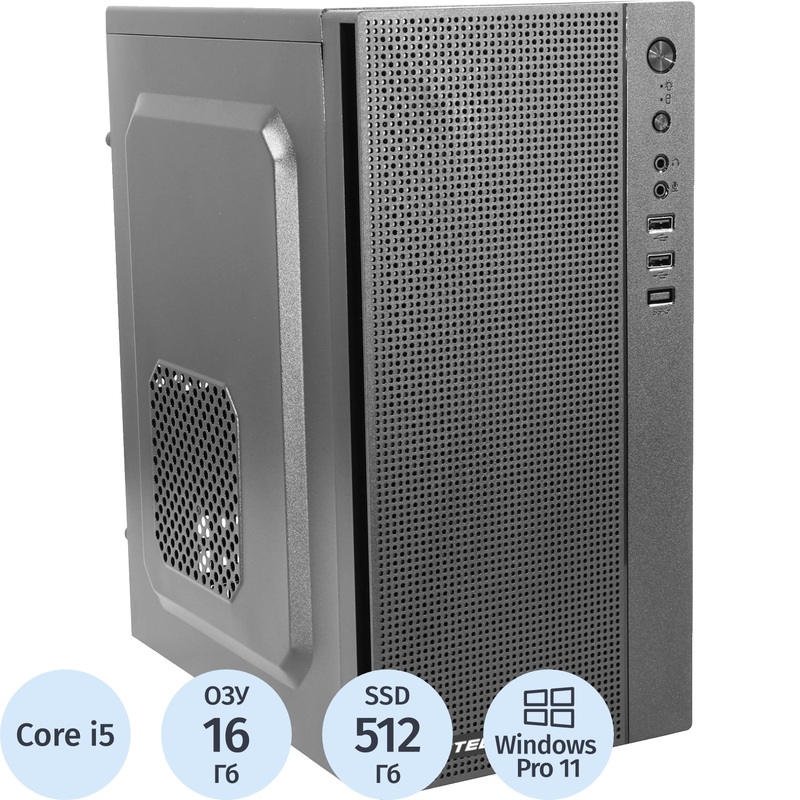 Изображение товара Системный блок BigTech PC S5043 Core i5 12400F/DDR4 16 ГБ/GeForce GT 730/SSD 512 ГБ/Windows 11 Pro Изображение товара Системный блок BigTech PC S5043 Core i5 12400F/DDR4 16 ГБ/GeForce GT 730/SSD 512 ГБ/Windows 11 Pro