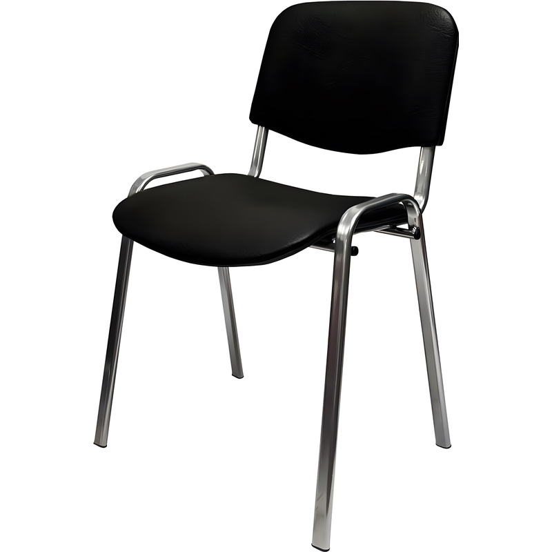 Изображение товара Стул офисный Easy Chair ИЗО РС 01.00.10 чёрный экокожа металл
