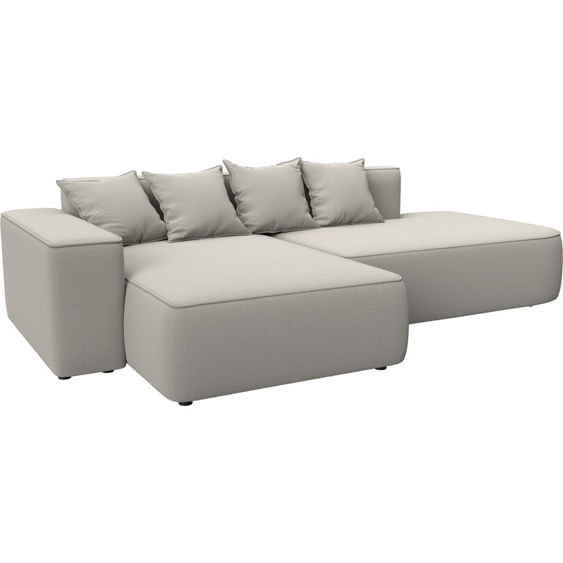 Изображение товара Диван-кровать угловой Комфорт Лига-065 левый бежевый рогожка