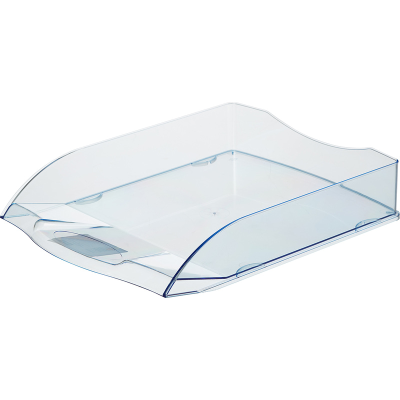 Изображение товара Горизонтальный пластиковый лоток для бумаг А4 Attache офис голубой