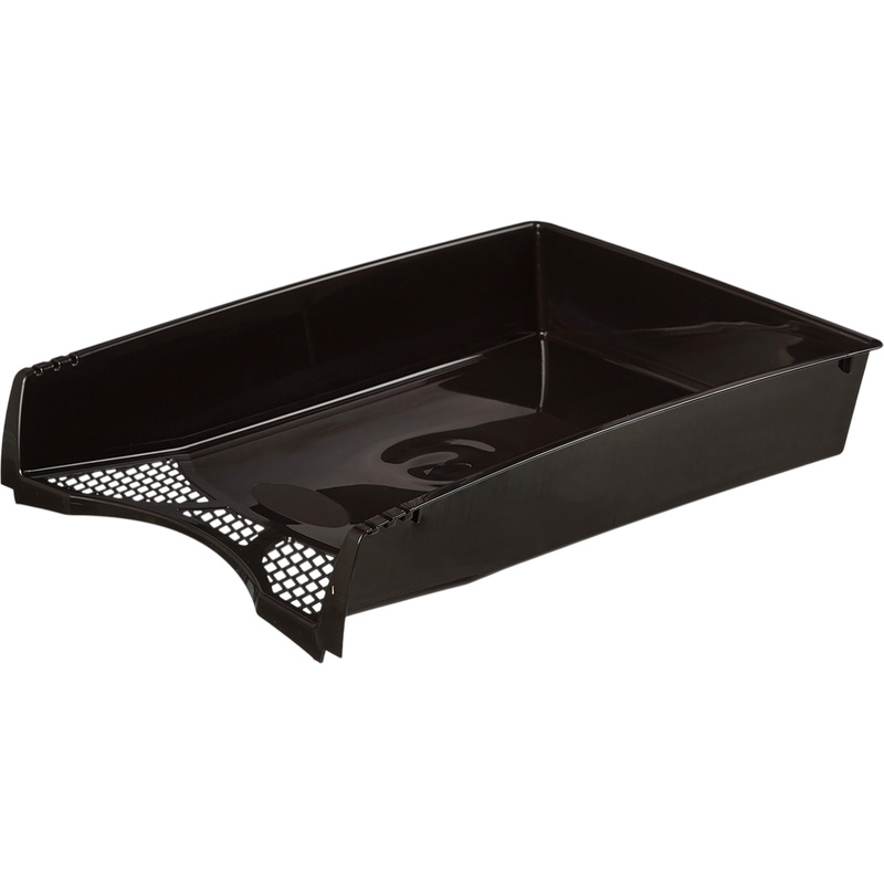 Изображение товара Горизонтальный лоток для бумаг Attache Economy  А4 черный из полипропилена