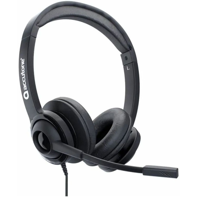 Изображение товара Гарнитура проводная Accutone UB210 USB накладные стерео черная