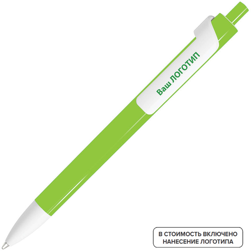 Изображение товара Ручка шариковая автоматическая Lecce Pen Forte синяя толщина линии 1 мм (500 штук в упаковке) с лого