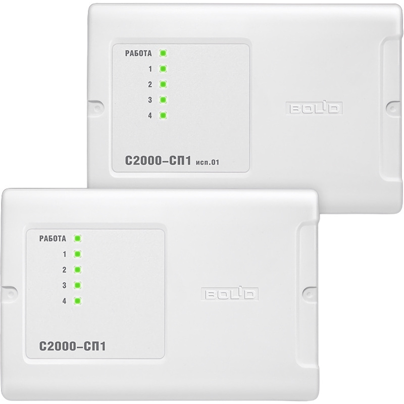 Изображение товара Блок Болид С2000-СП1 исп.01 сигнально-пусковой промышленный блок