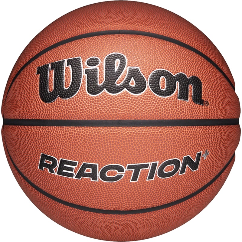 Изображение товара Мяч баскетбольный Wilson Reaction Plus №7 тёмно-коричневый