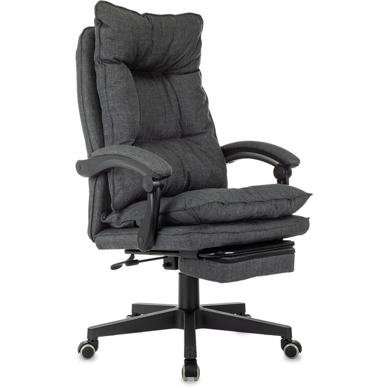 Изображение товара Кресло для руководителя Бюрократ CH-820MSG-F тёмно-серое (ткань, пластик)