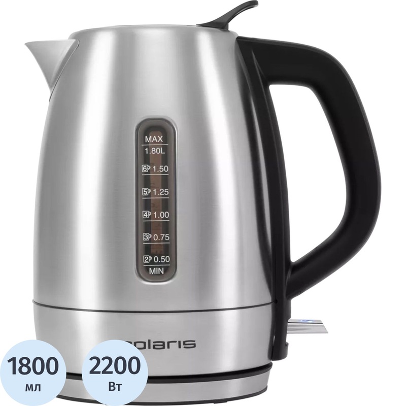 Изображение товара Электрический чайник Polaris PWK 1865CA серебристый
