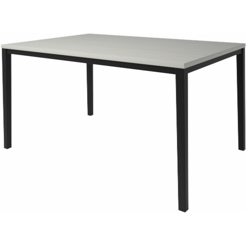 Изображение товара Обеденный стол Итан из ДСП и металла 1800x800 мм черный дуб килкини