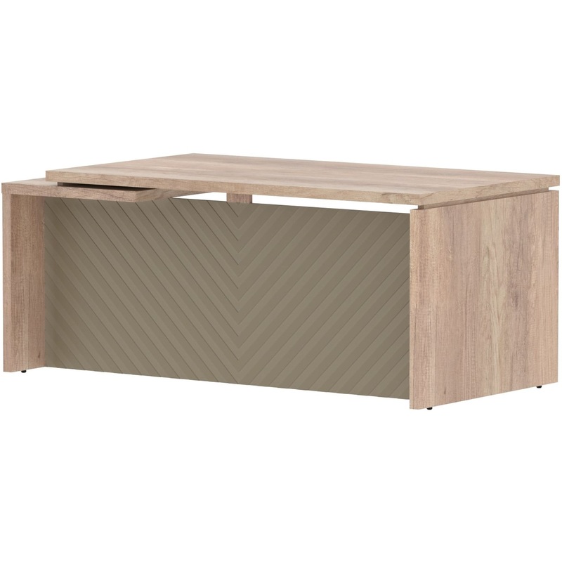 Изображение товара Стол руководителя письменный Torr Lux правый дуб каньон капучино 1800х900х750