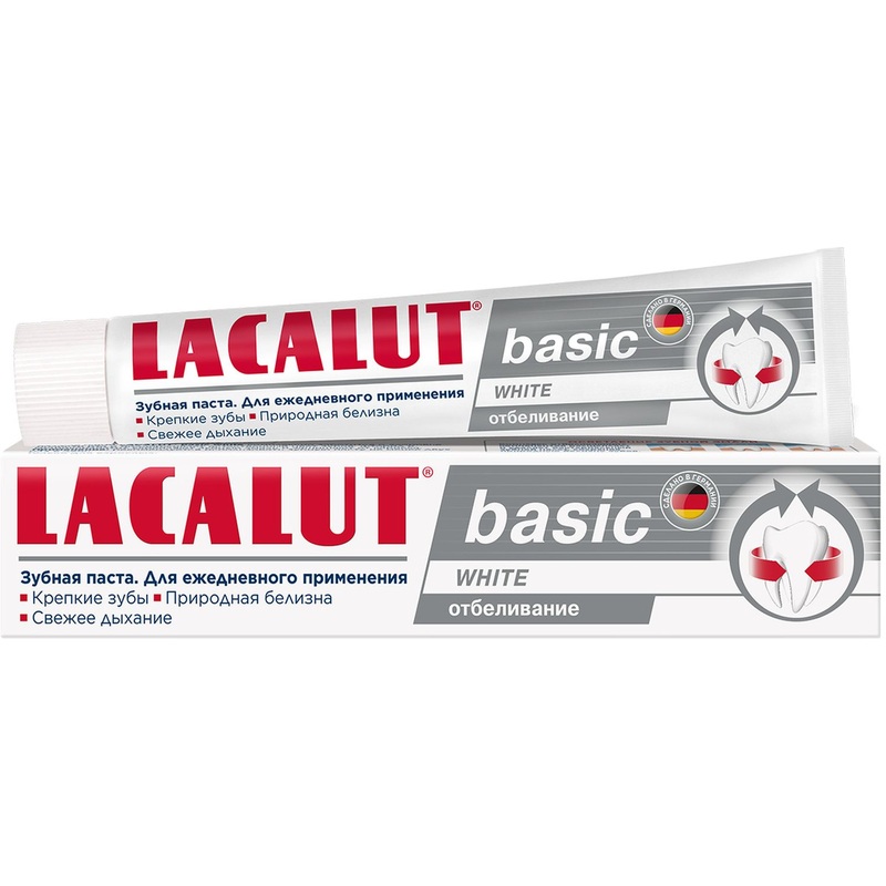 Изображение товара Зубная паста Lacalut Basic White 75 мл