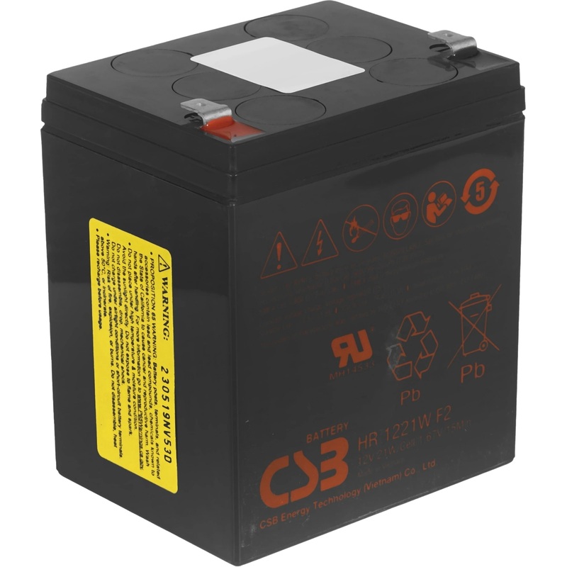 Изображение товара Батарея для ИБП CSB HR1221W F2 12 В 5.25 А·ч