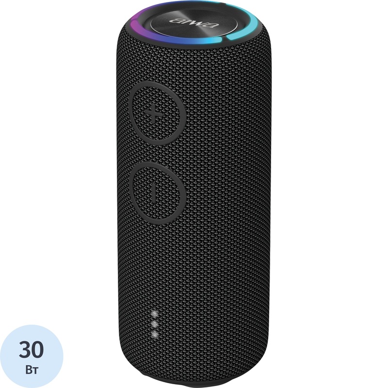 Изображение товара Акустическая система Aiwa PAS-H300 черная с подсветкой и Bluetooth
