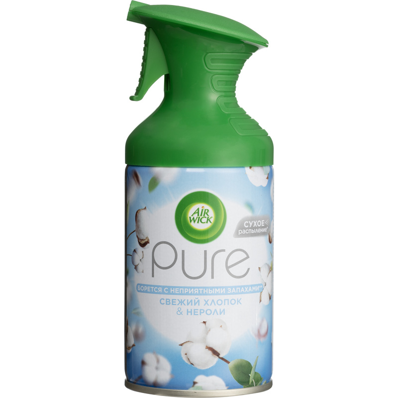 Изображение товара Освежитель воздуха Air Wick Свежий хлопок & нероли 250 мл сухое распыление