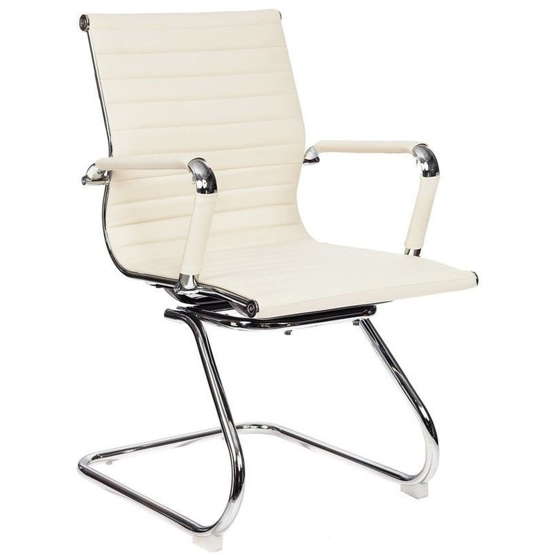 Изображение товара Конференц-кресло Бюрократ CH-883-LOW-V бежевое из экокожи