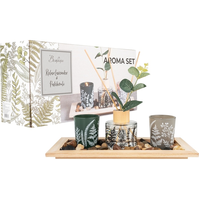 Изображение товара Набор ароматический Вещицы Relax Lavender & Patchouli (6 предметов в наборе)