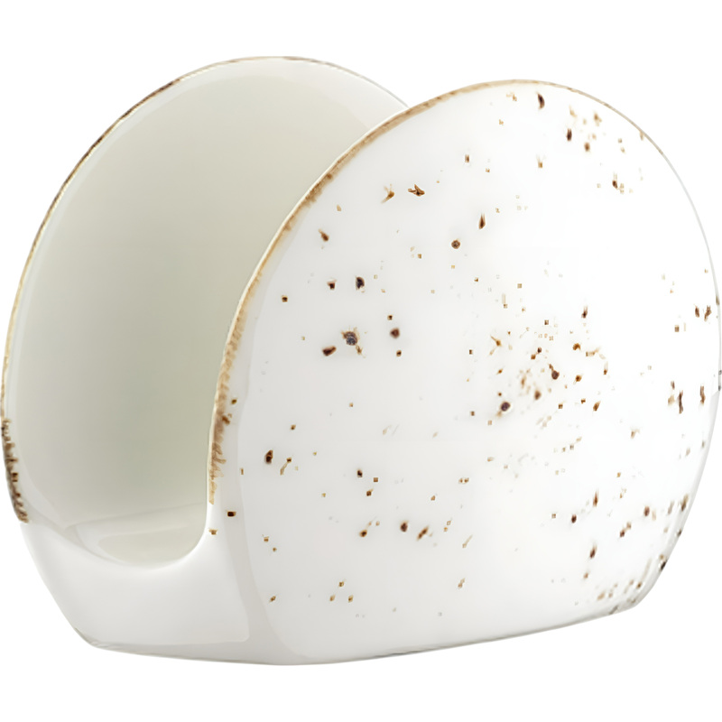 Изображение товара Фарфоровая салфетница Bonna Грейн 11х8.5 см декоративная для сервировки стола