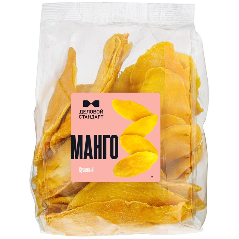 Изображение товара Манго сушёное слайсы 500 г Деловой Стандарт натуральный сухофрукт Россия