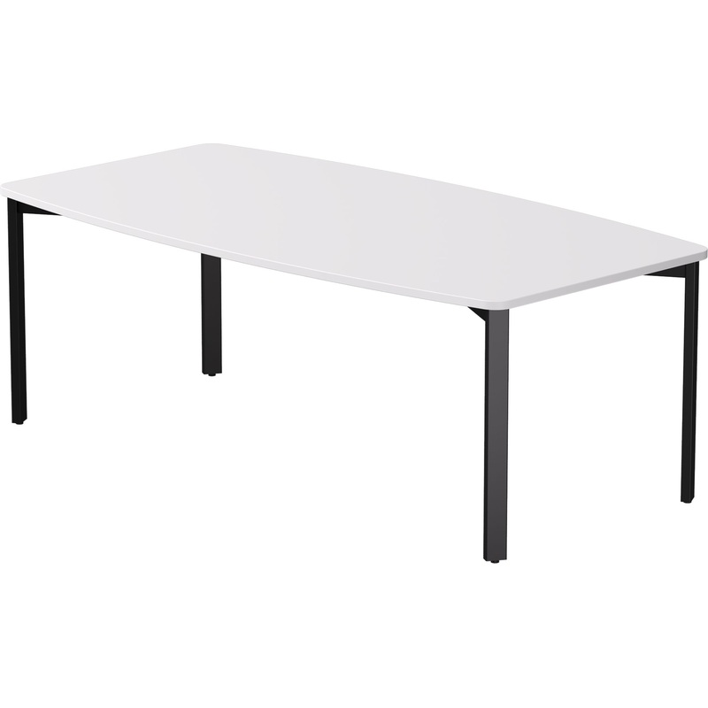 Изображение товара Стол для переговоров EVO 254S023W39005 белый/чёрный 2100x1100 мм офисный конференц-стол
