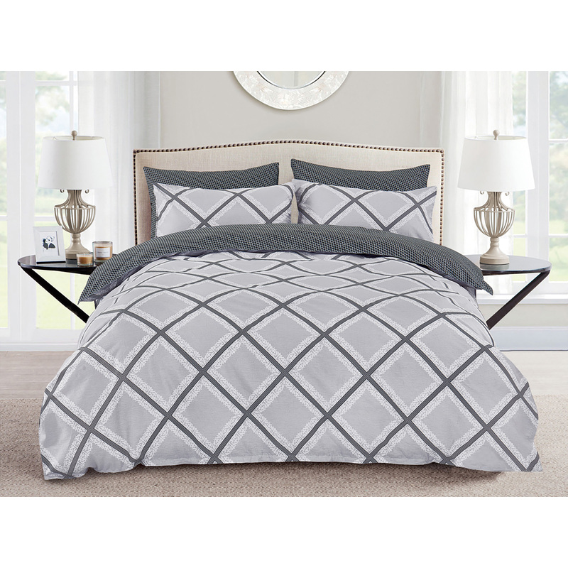 Изображение товара Комплект постельного белья Cleo Satin Luxe евро сатин 50x70/70x70 см (CL31/751-SL)